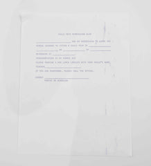 Mad Men: Bobby Draper's Blank Field Trip Permission Slip