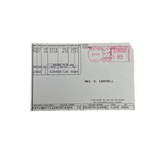MAD MEN: Trudy Campbell's Payment Receipt