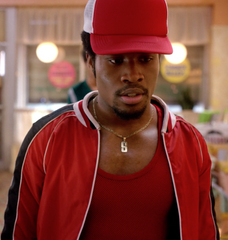 The Get Down - Shaolin Fantastic's Hero Red Mesh Tank top & Trucker Hat