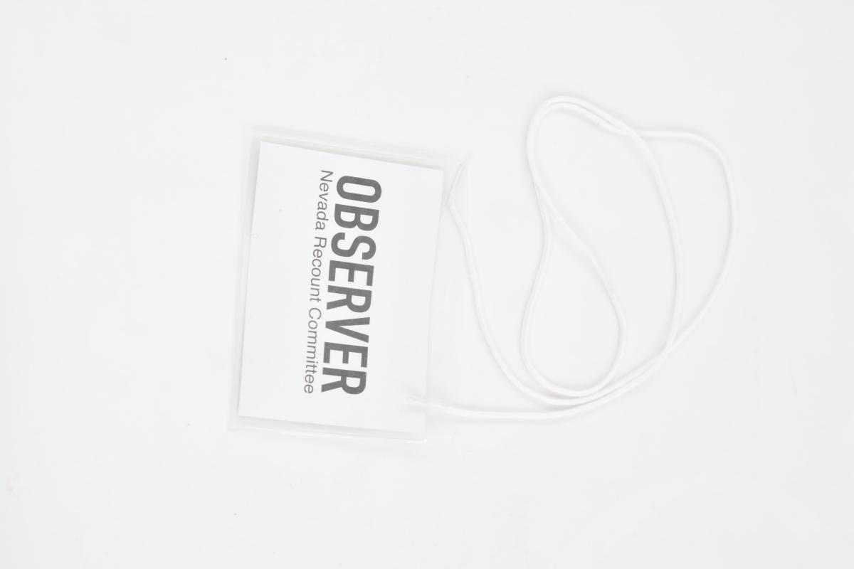 VEEP: Nevada Recount Observer Badge