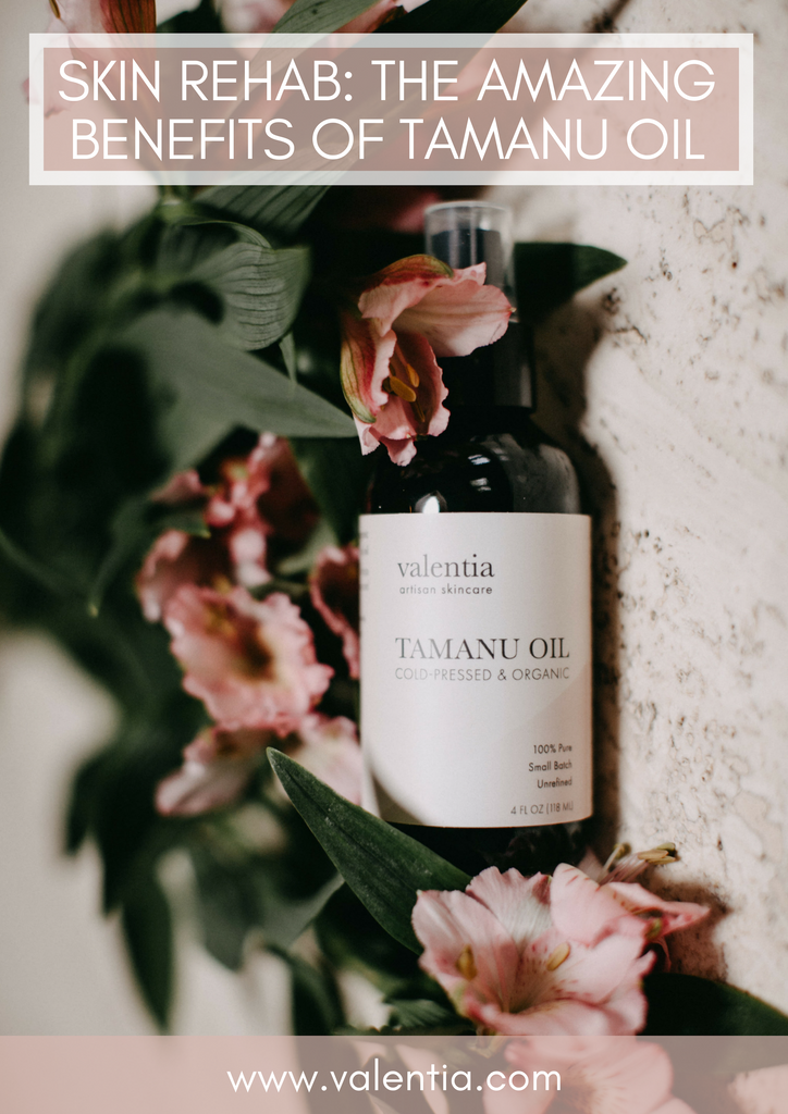 Skin Rehab: The Amazing Benefits of Tamanu Oil | Give dry, troubled skin the relief it needs and discover the brilliant green oil that skincare professionals swear by: tamanu oil. | Valentia Artisan Skincare