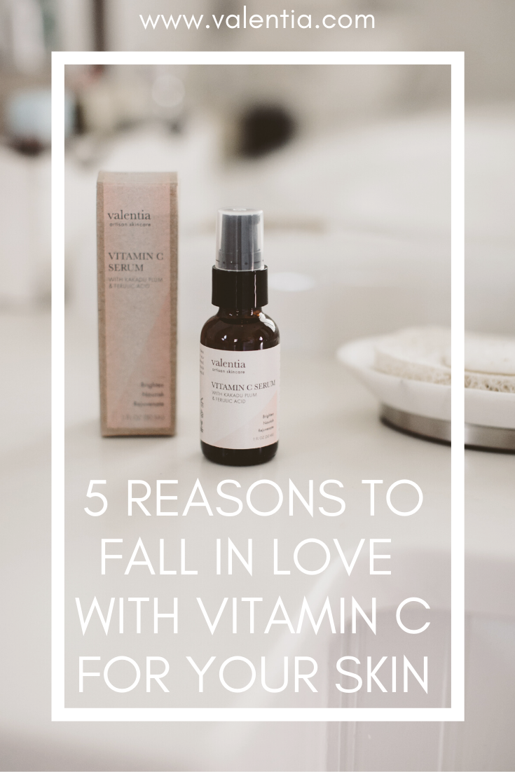 Everyone knows you need plenty of vitamin C in your diet to stay healthy—but did you know your skin loves this vivacious vitamin just as much as the rest of your body? Whether you have dull, tired skin or are ready to work on brightening your complexion and turning back the hands of time, you're going to want to start incorporating Vitamin C into your beauty routine. | Valentia Artisan Skincare