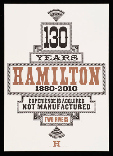 Hamilton 130 Years Poster