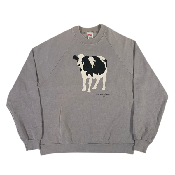 Vintage Ben Jerry S Woody Jackson Cow Crewneck Sweatshirt Jointcustodydc