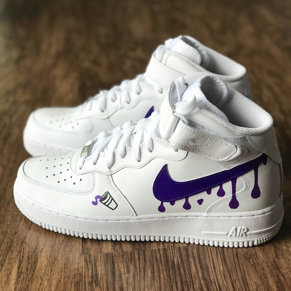 nike air force 1 mid purple