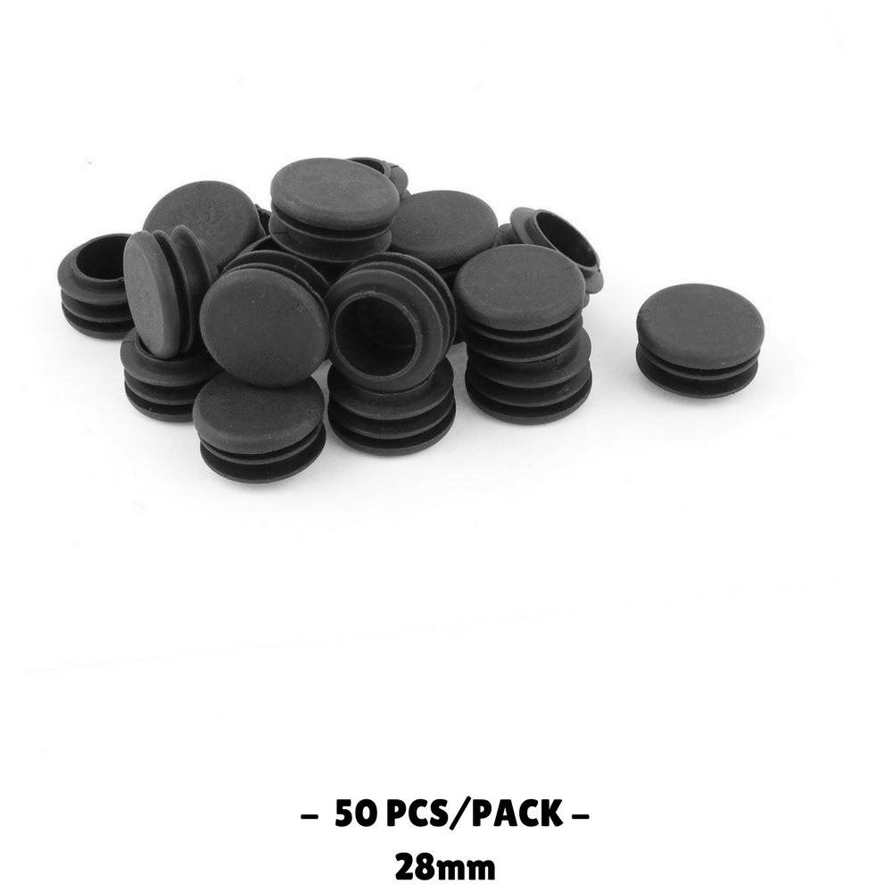 28MM - Round Plastic End Caps - 10PCS/50PCS - Buy Online | OzSupply