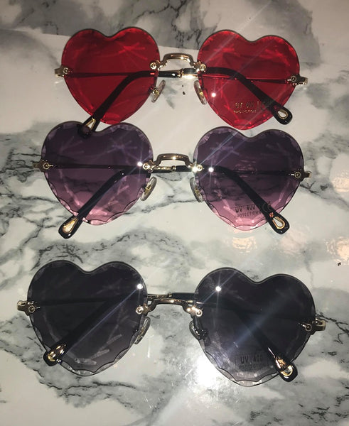 cartier heart glasses with diamonds