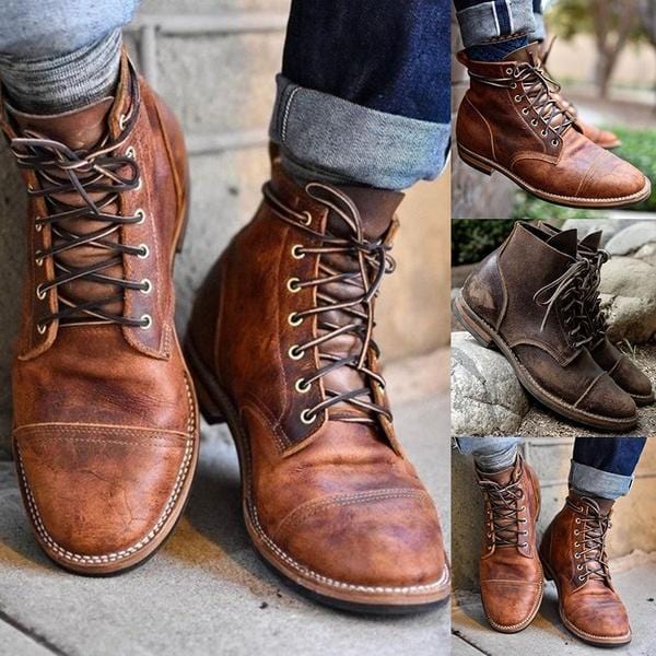 british style leather martin boots