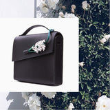 Hyacinth leather handbag 