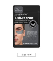 Anti-Fatigue Charcoal Under Eye Patch for Men Online - Skin Republic
