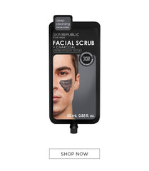 Facial Scrub + Charcoal for Men Online - Skin Republic