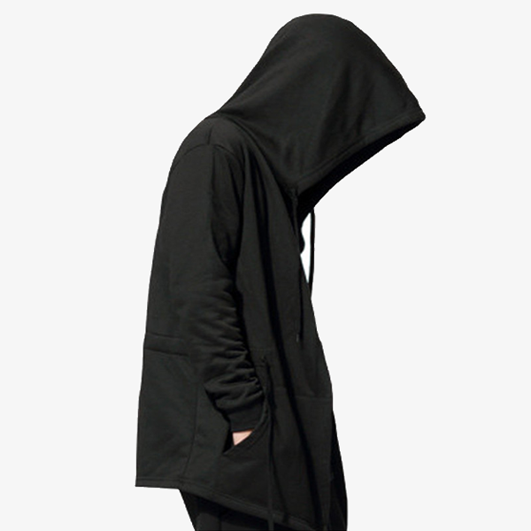 black plain hoodie mens