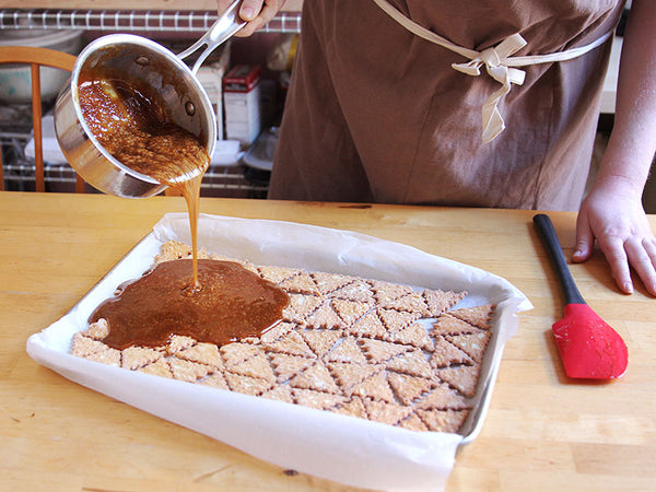 Pouring Toffee