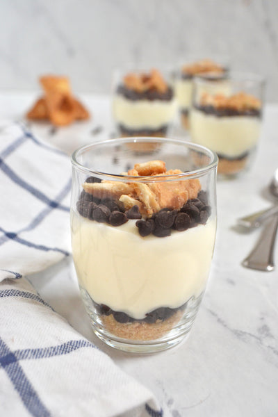 Cannoli Parfaits from Golden Cannoli, cannoli cream for sale, cannoli shells and cannoli chips