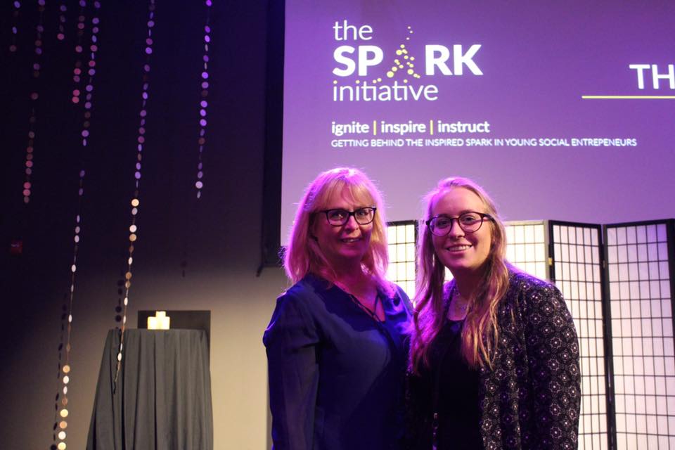 mother and daughter at The Spark Initiative presentation