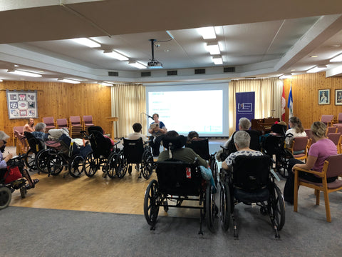 Engaged residents during our first session