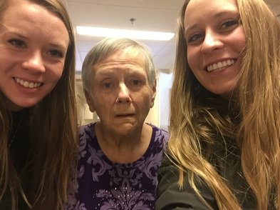 granddaughters with dementia grandma