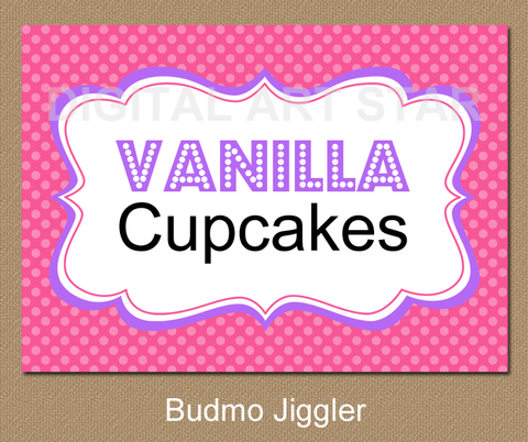 Budmo Jiggler Font - Free for Editable Party Printables
