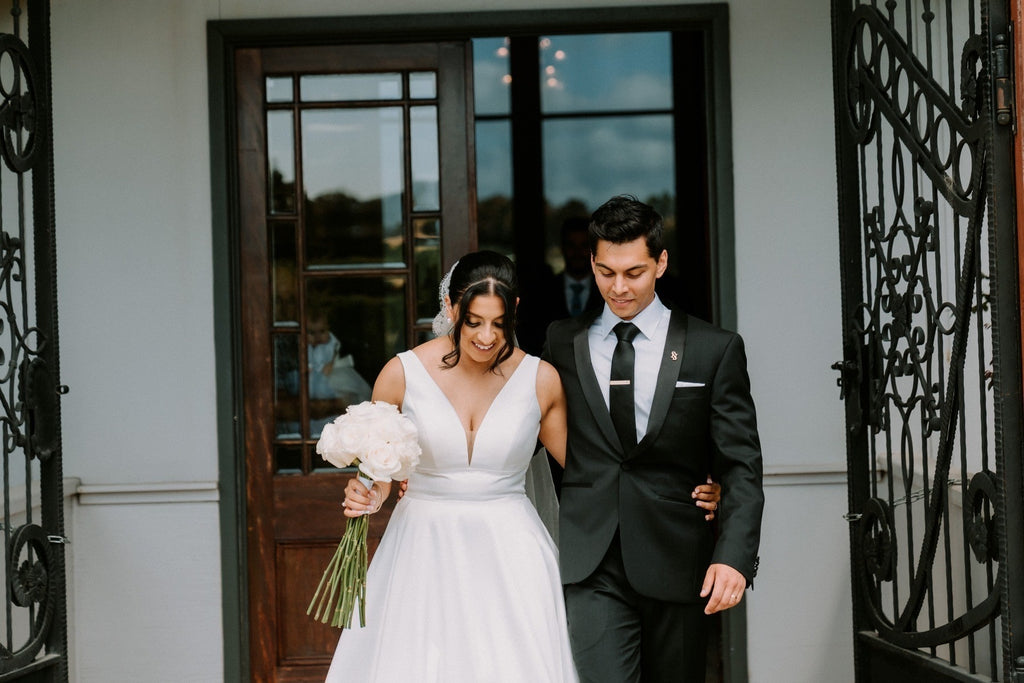 Natasha & Steven Wedding | Men's Wedding Suits Online