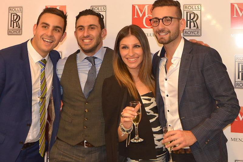 Matthew Scuderi, Marco Nardone, Vicky Koutrel and Kristian Scuderi | VIP Fashion Launch