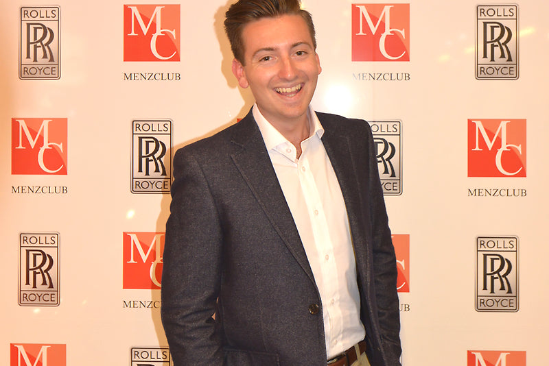 Sean Centin at Menzclub's Fashion Show with Rolls Royce Melbourne