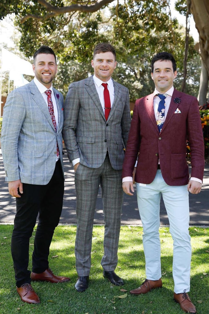 Heath Shaw suited for the Spring Carnival