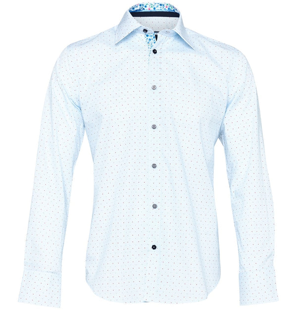 Di Nero Emelio Blue Shirt | Men's Clothing Melbourne