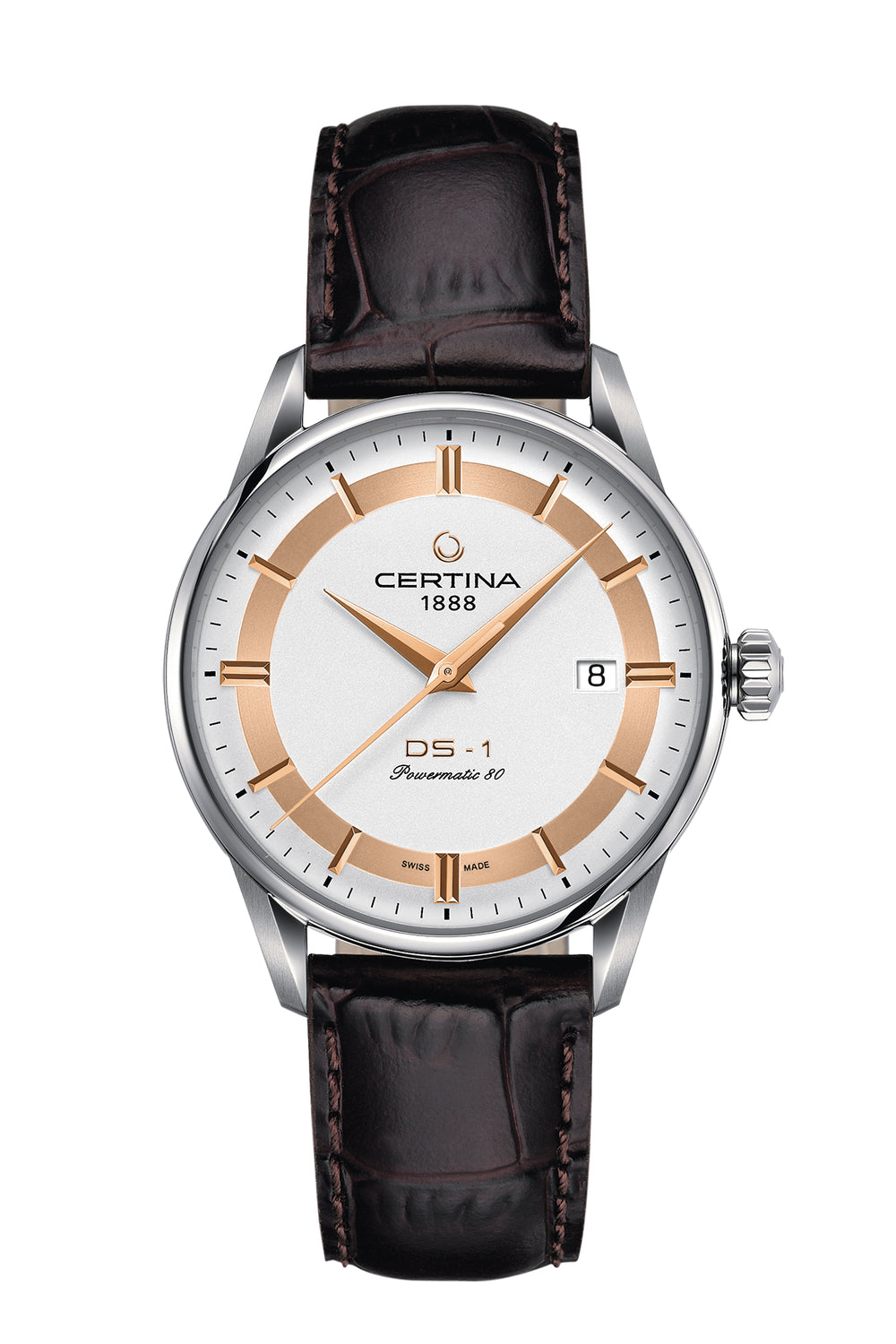 CERTINA C029.807.16.031.60 DS 1 Powermatic 80 Himalaya Special Edition miesten rannekello