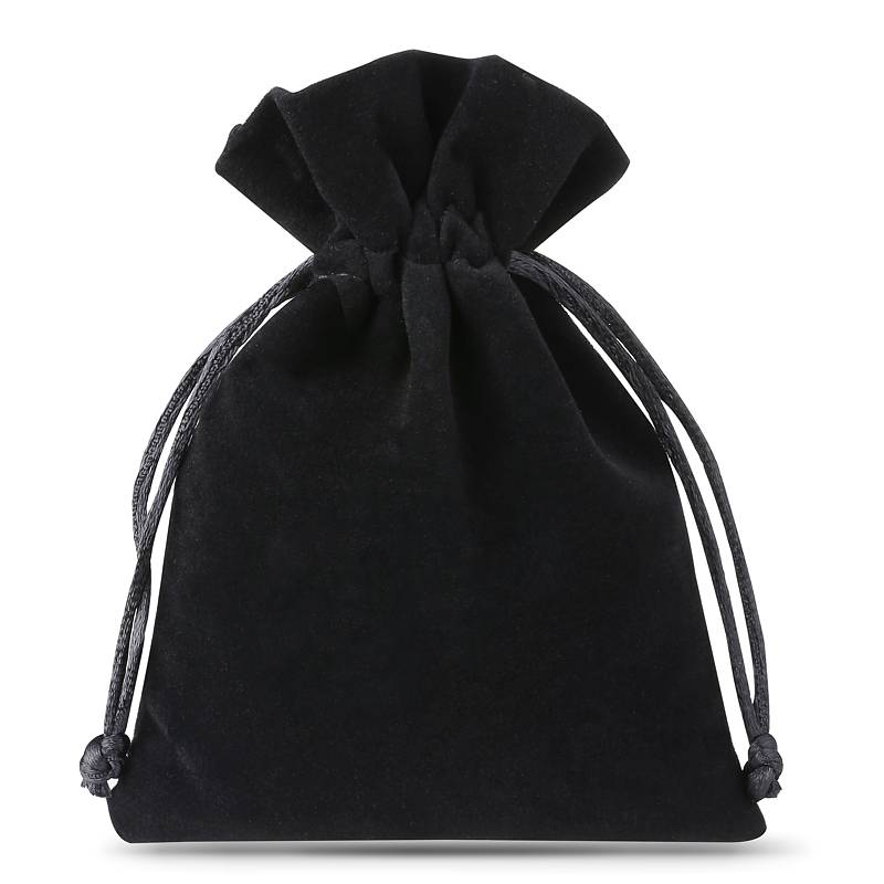 small black velvet bag