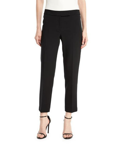 Milly Stretch Crepe Cigarette Pants