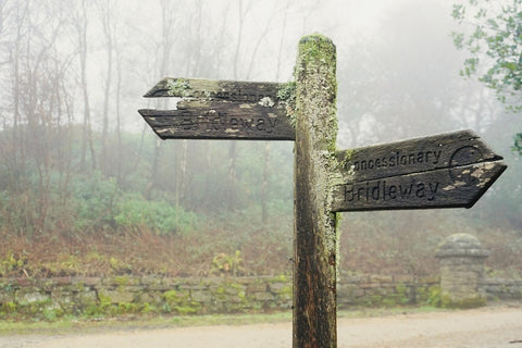 bridleway signpost