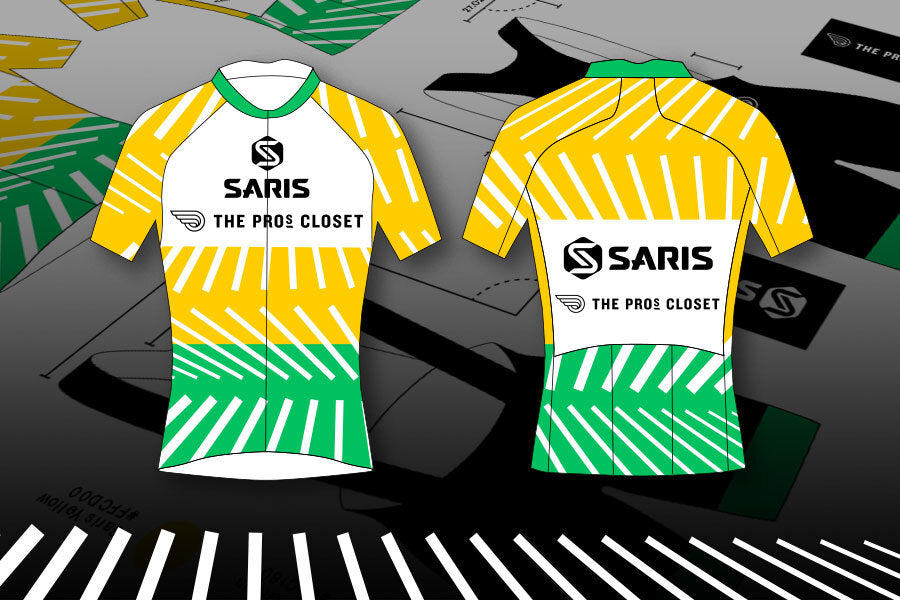 Saris + The Pro's Closet team jersey