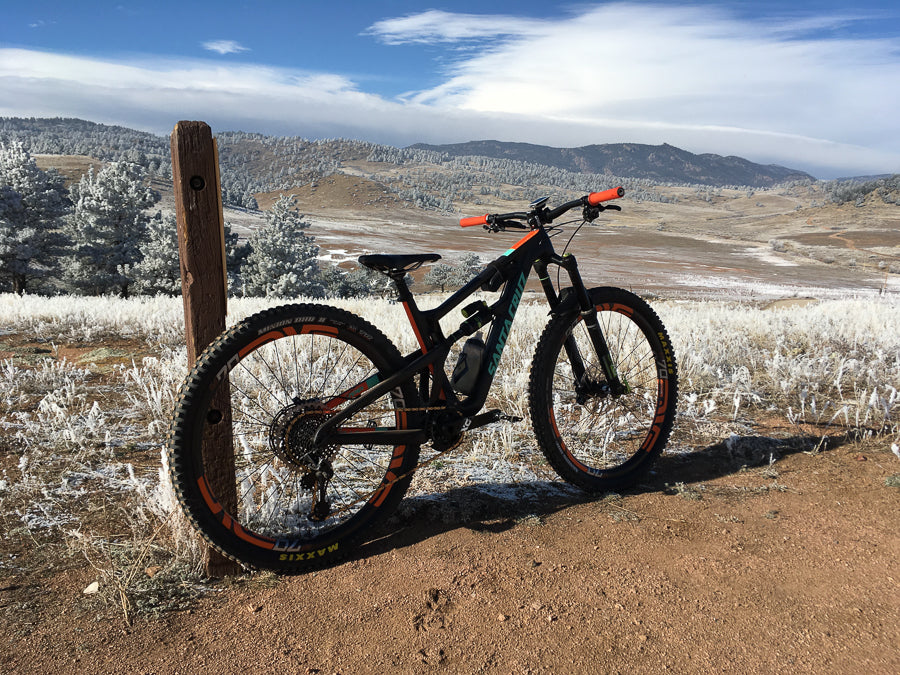 Bruce's personal Santa Cruz Hightower mountain bike