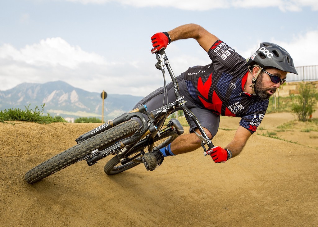 Lee Likes Bikes Mountain Bike Cornering