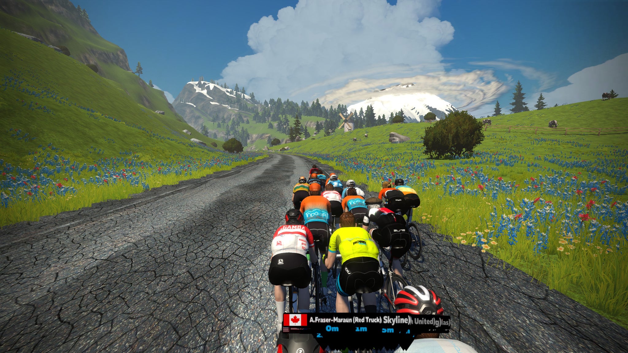 Racing the Tour of the Gila on Zwift