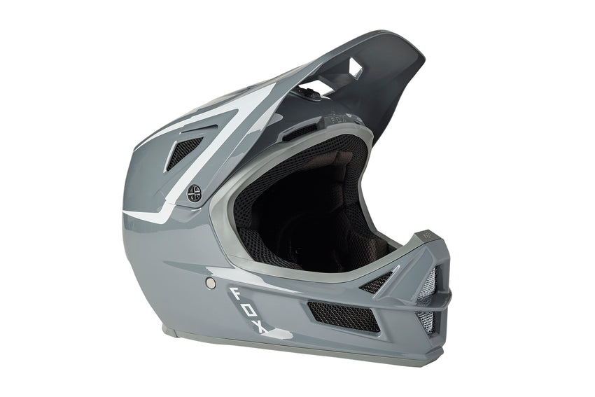 Fox Racing Rampage Comp Bike Helmet Pewter drive side