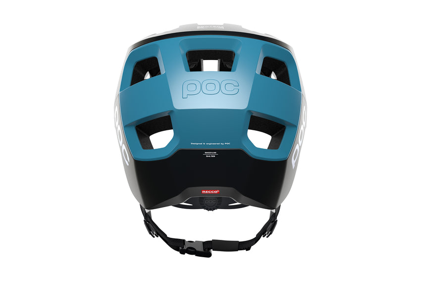 POC Kortal Bike Helmet Uranium Black/Basalt Blue Matt sticker