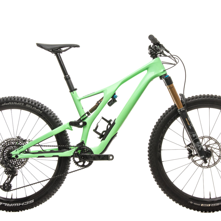 Specialized S-Works Stumpjumper 27.5" Mountain Bike - 2019, Medium drive side