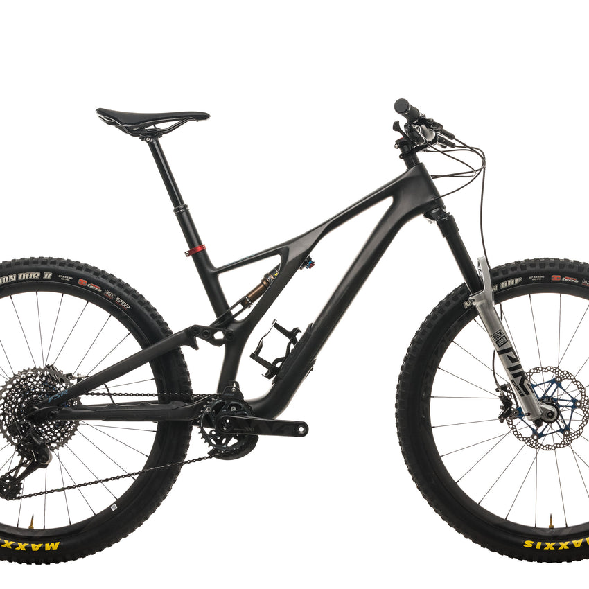 Specialized S-Works Stumpjumper ST 27.5 Mountain Bike - 2019, Medium drive side