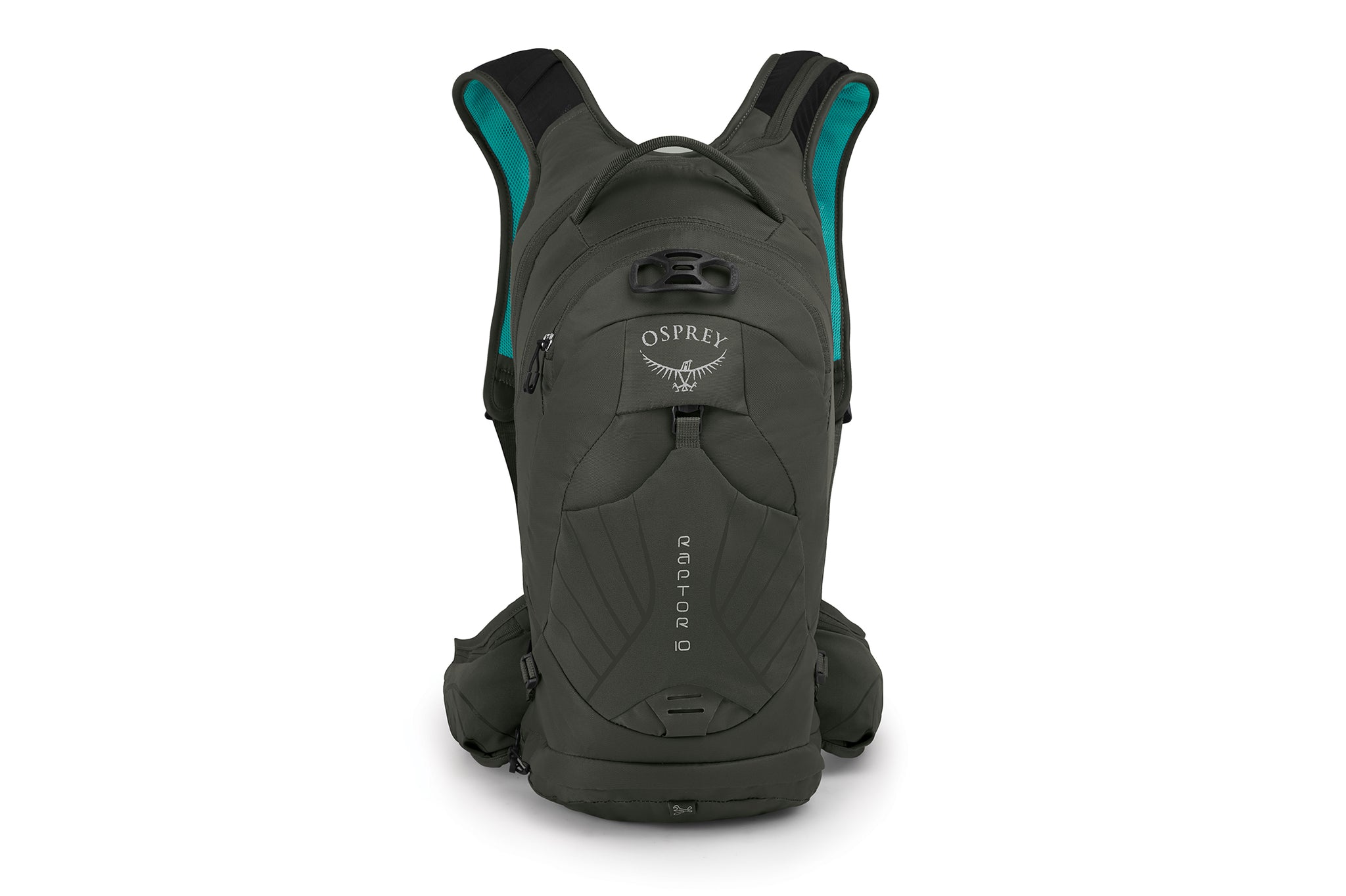 Osprey Men's Raptor 10 Hydration Pack Cedar Green drive side