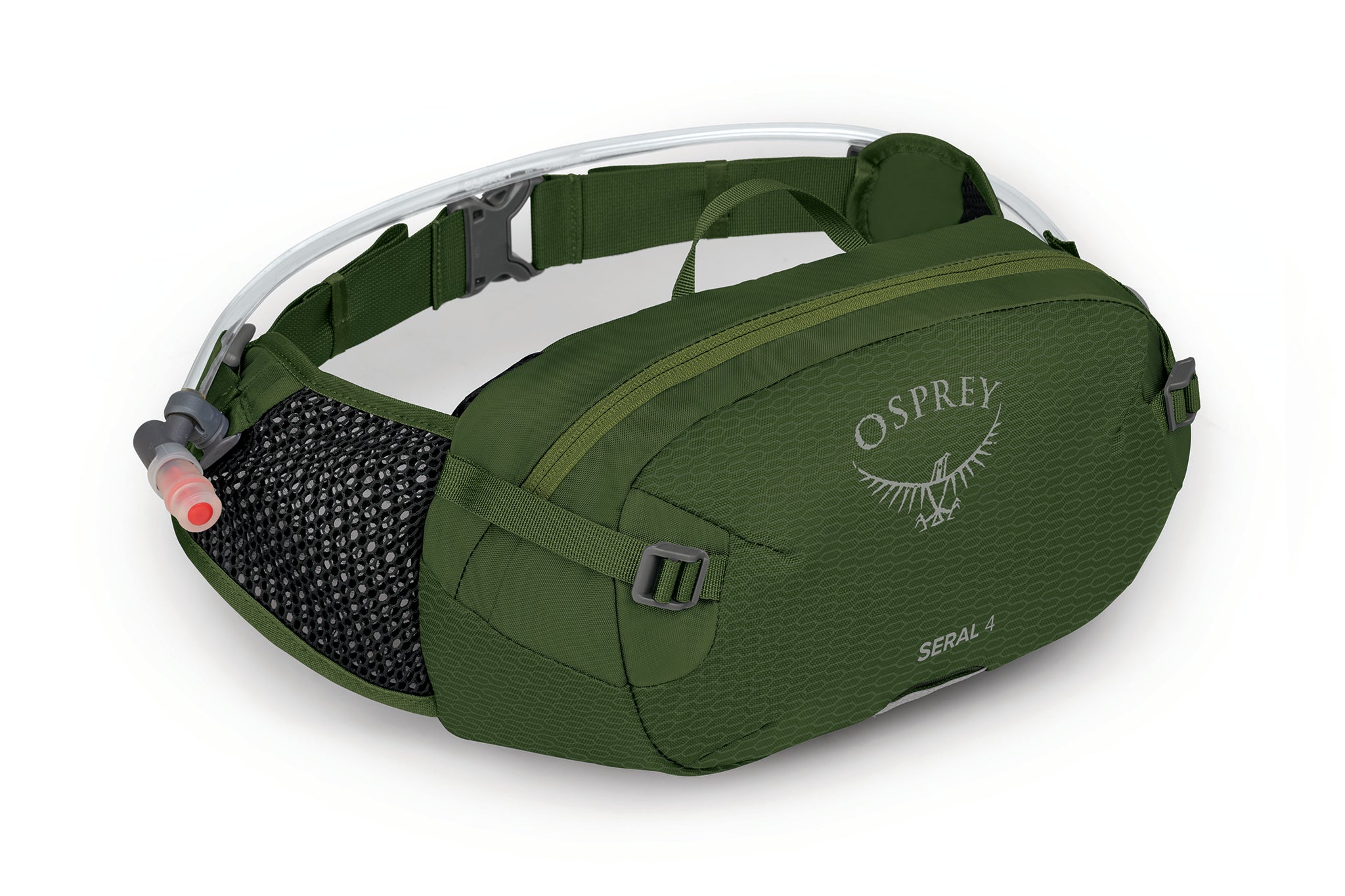 Osprey Seral 4 Lumbar Hydration Pack Dustmoss Green drive side