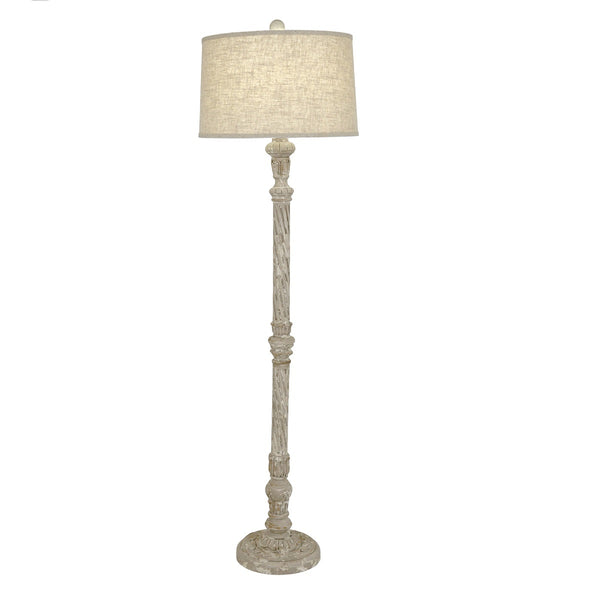 oak floor lamp