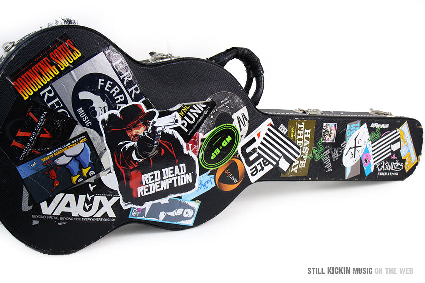 gibson stickers hard case