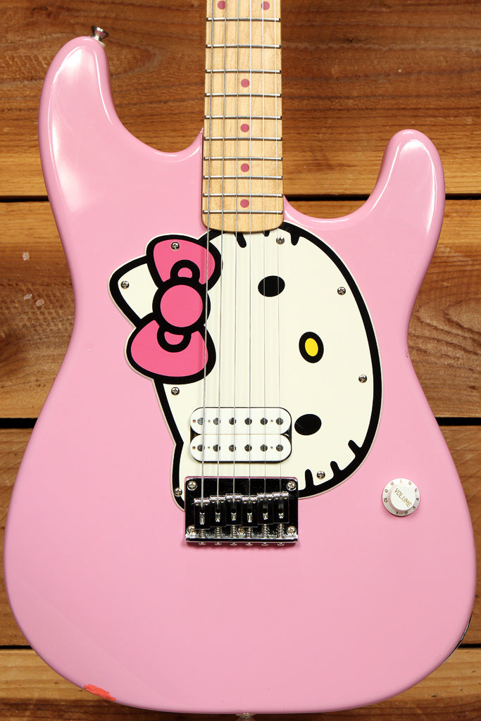 Fender Squier Hello Kitty Pink Stratocaster RARE! Strat Electric Guita