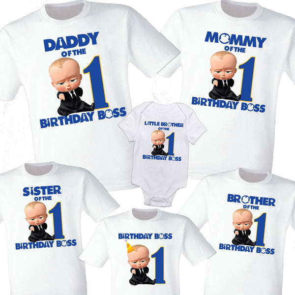 baby boss birthday shirt