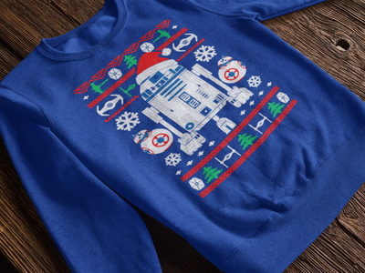 R2D2 Star Wars Ugly Christmas Sweatshirt