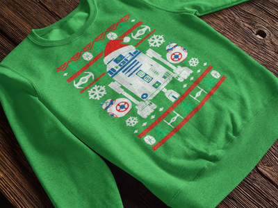 R2D2 Star Wars Ugly Christmas Sweatshirt