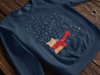 Tabby Snow Cat Ugly Christmas Sweatshirt