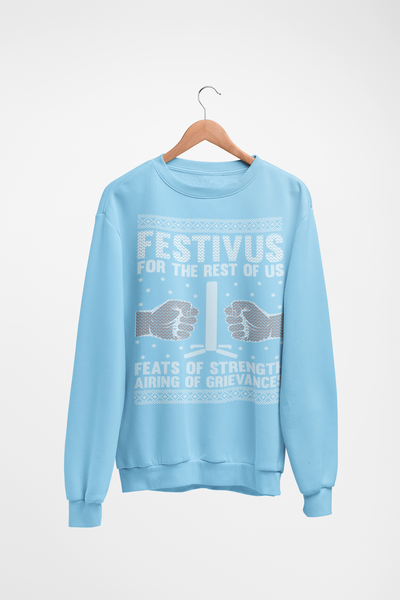 Seinfeld Inspired Festivus For The Rest Of Us Ugly Christmas Sweatshirt
