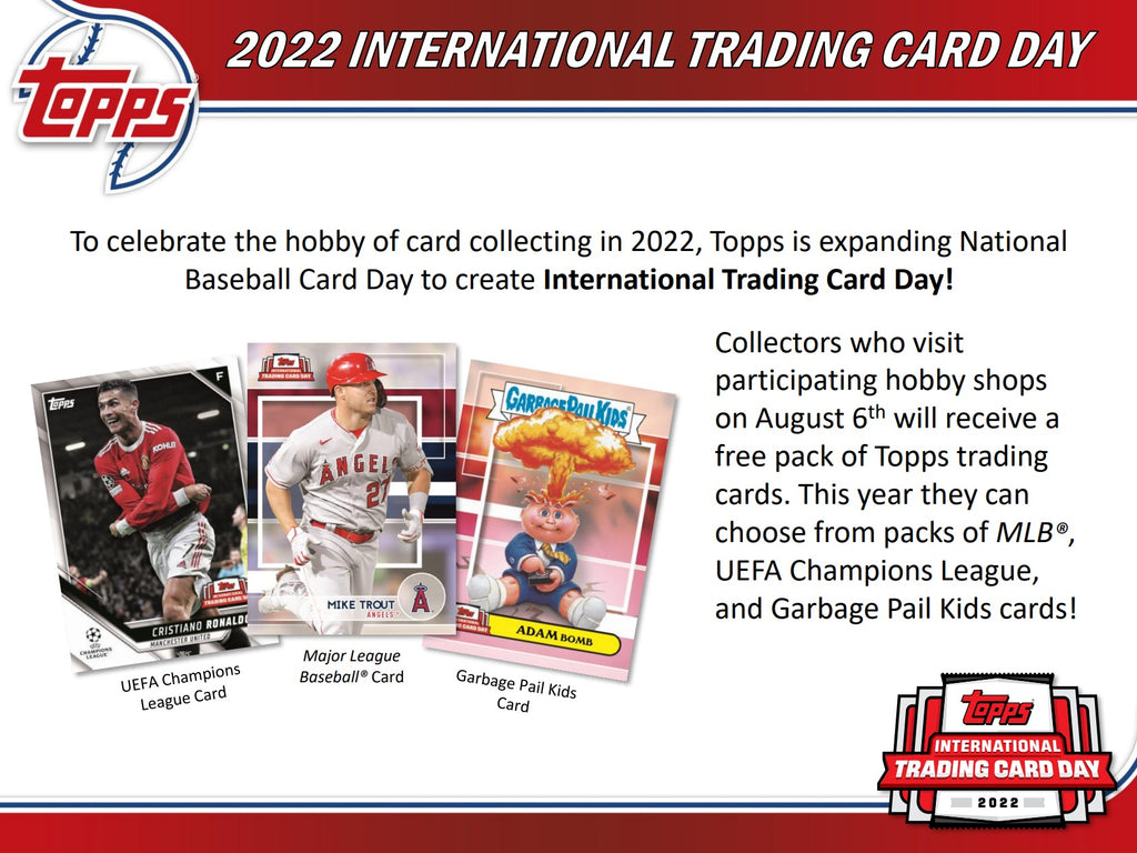 INTERNATIONAL TRADING CARD DAY IS COMING!! HOFBC